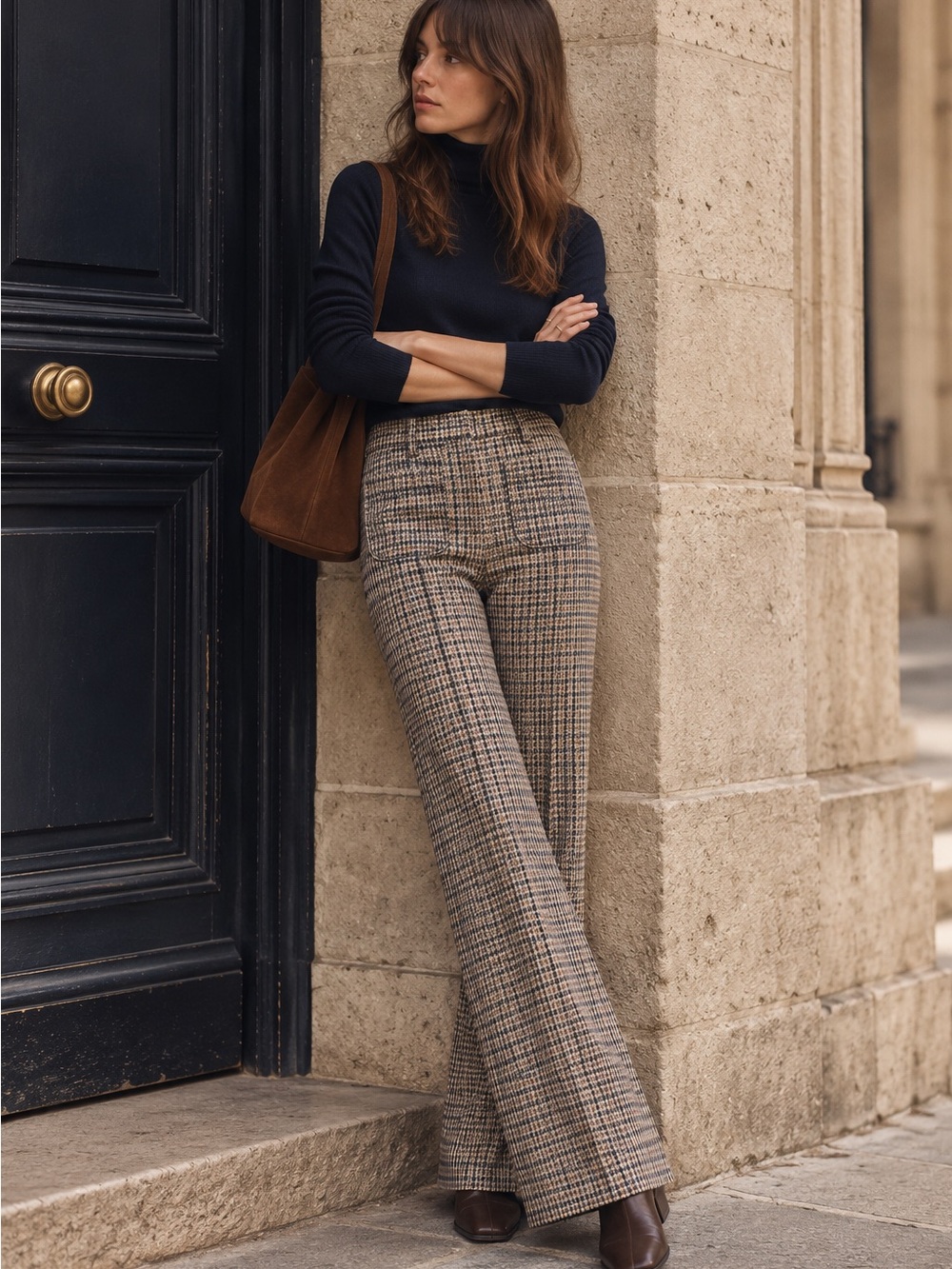 Haver + Blair Houndstooth Pull-On Trouser – XS/TP – NWT
